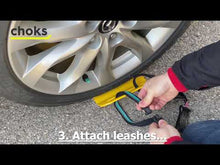 Load and play video in Gallery viewer, Puppy Chok lets you travel with your pet without worry of where to leash it